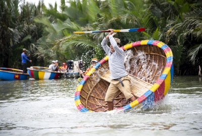 Full Day Tour: My Son Holyland - Rice Paper Making - Coconut Jungle - Hoi An city - Boat Ride